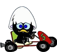 Gif animé Caliméro voiture